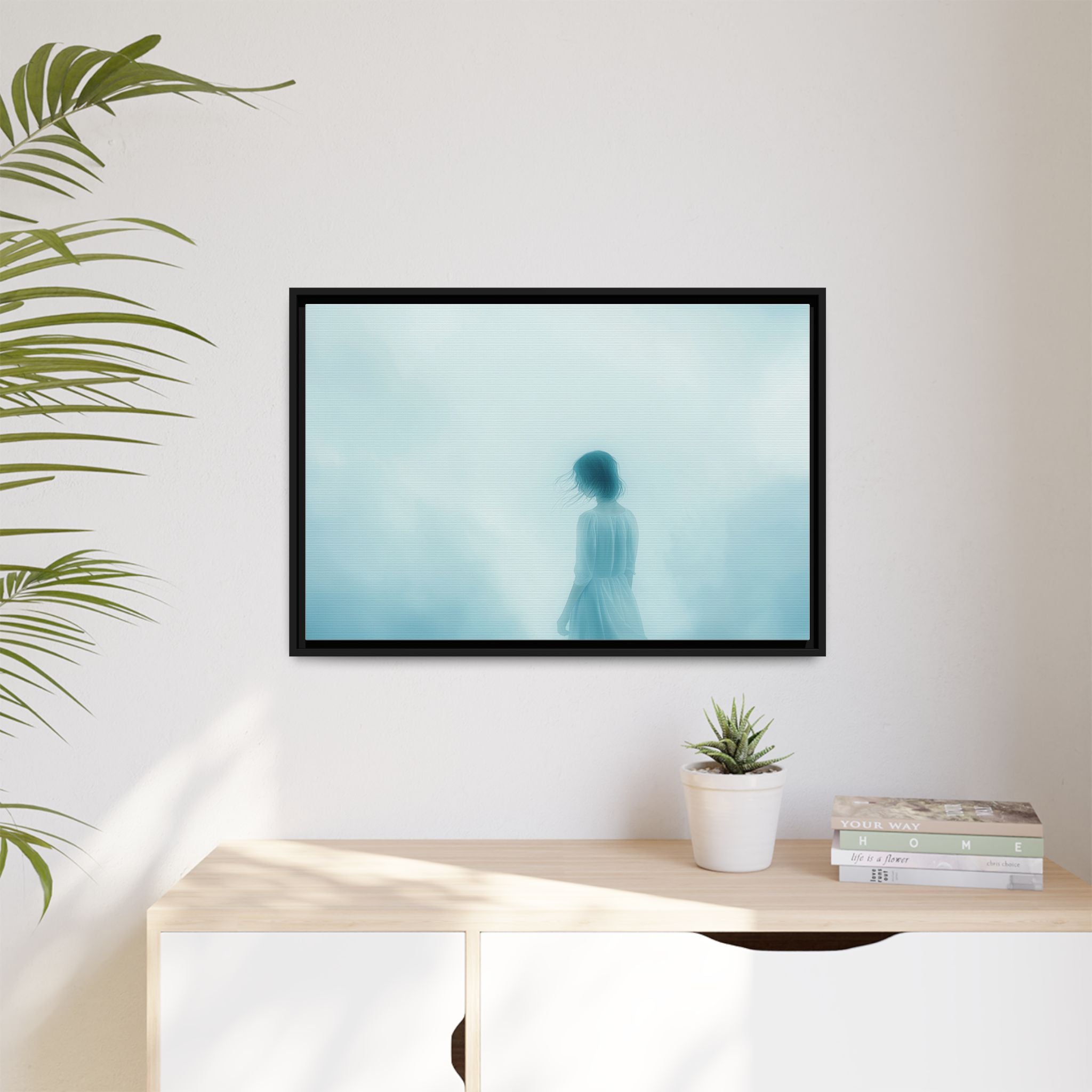 Serene Framed Canvas Art