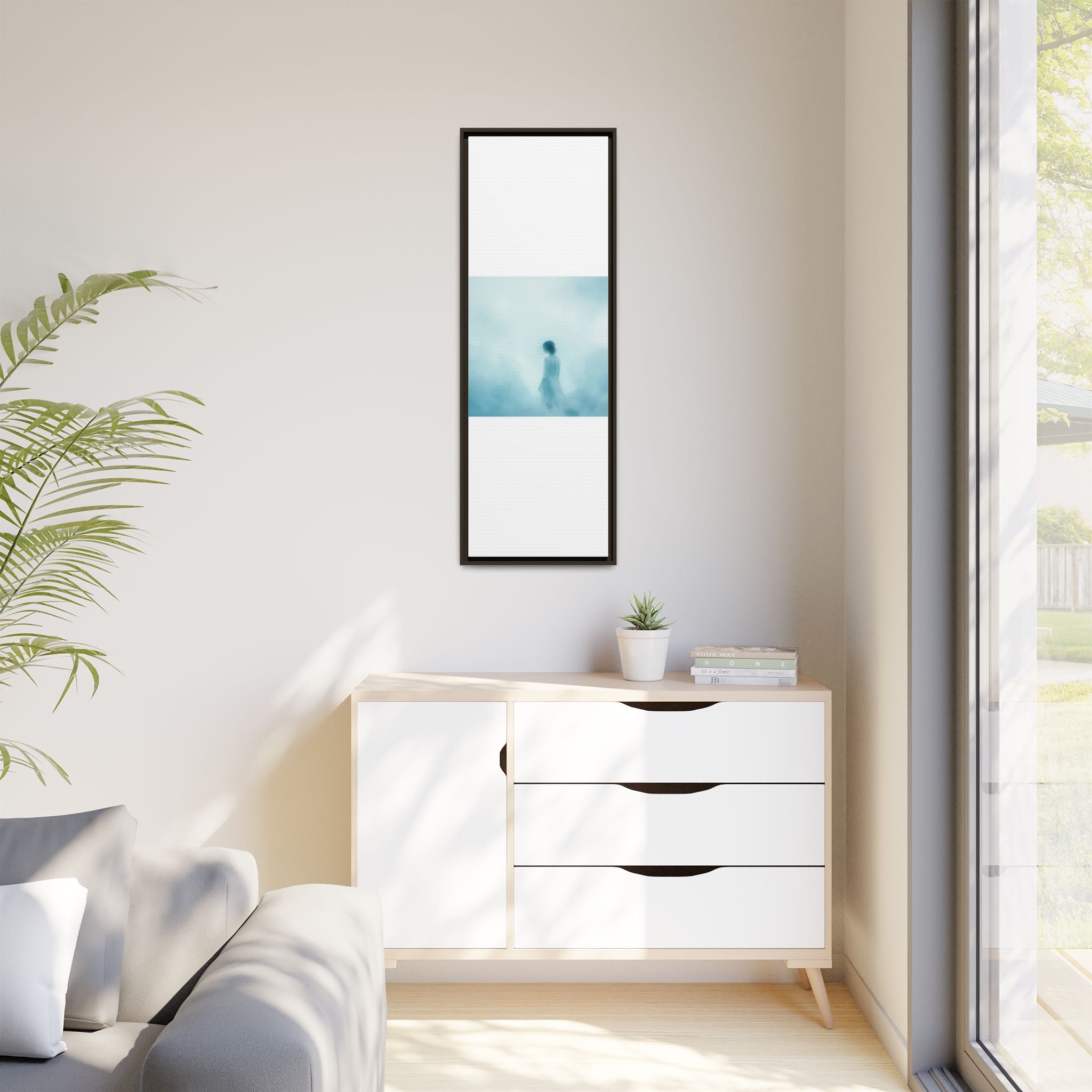 Serene Framed Canvas Art