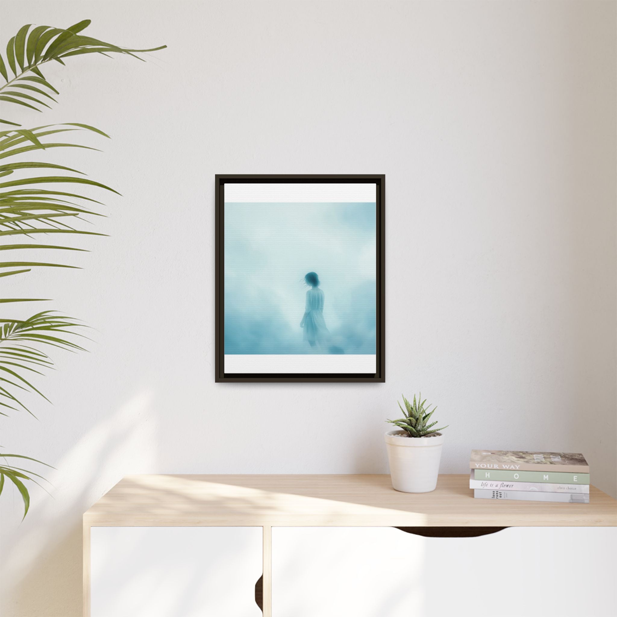 Serene Framed Canvas Art