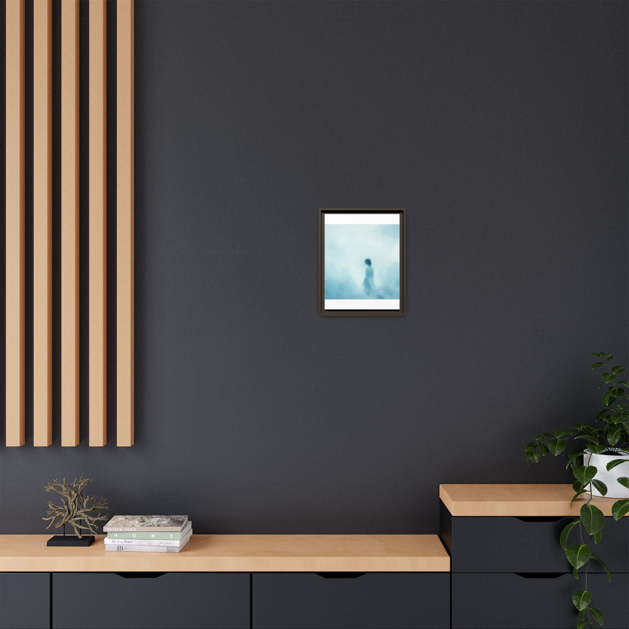 Serene Framed Canvas Art