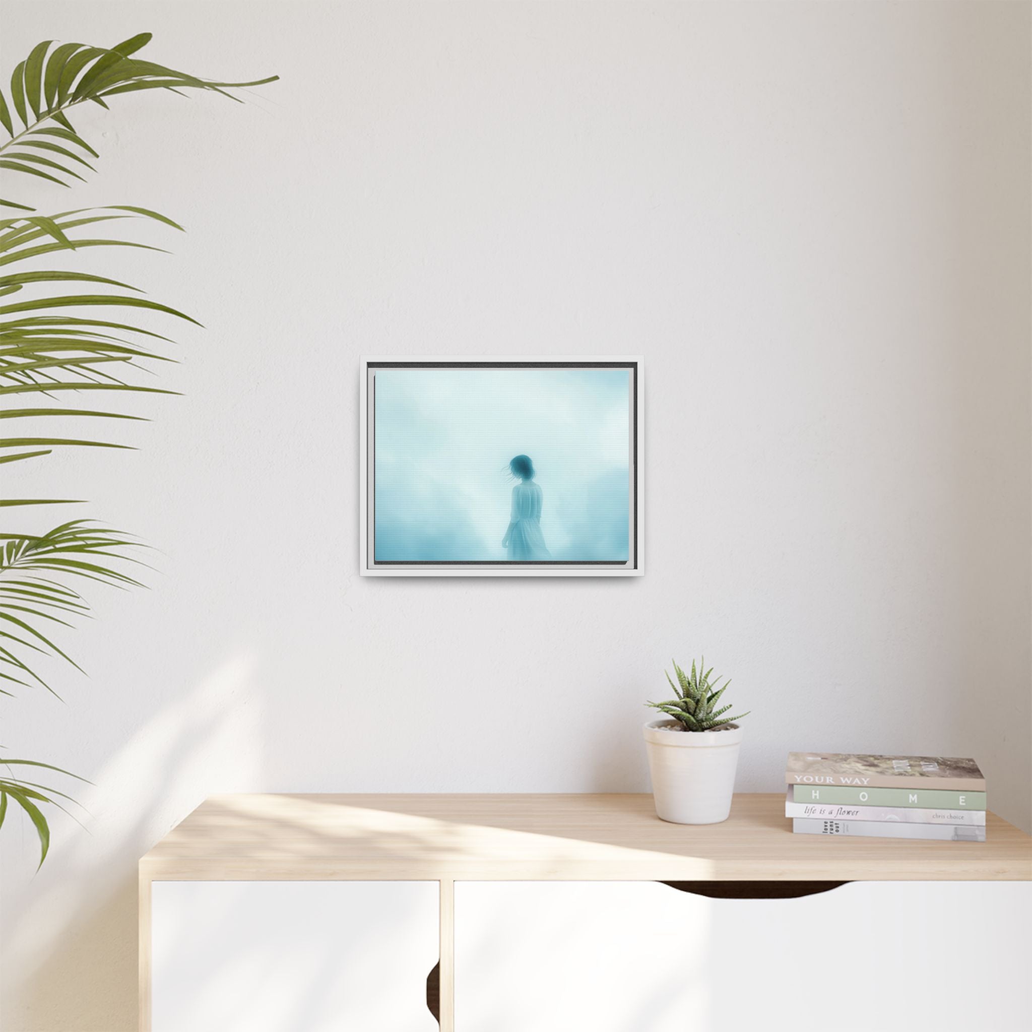 Serene Framed Canvas Art