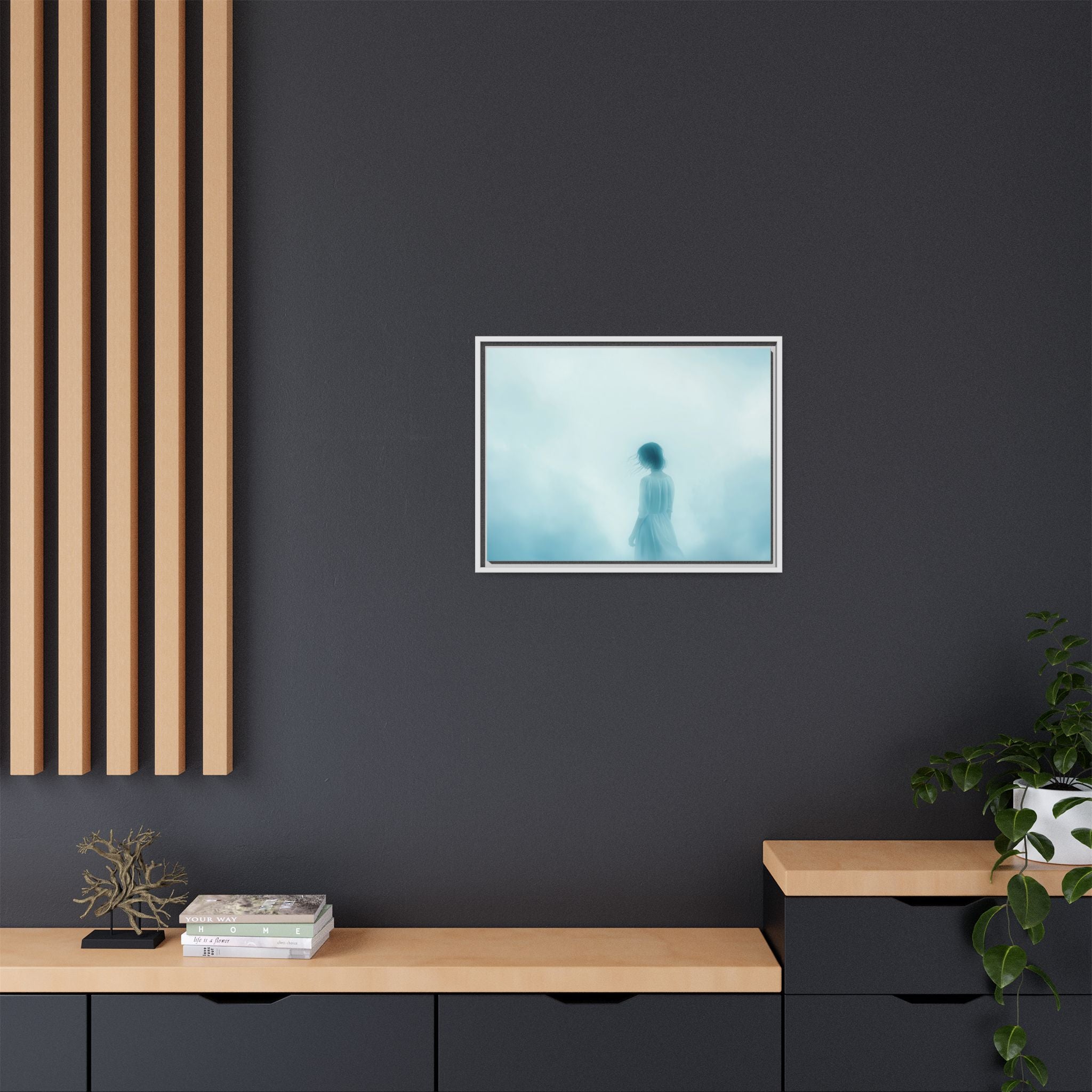 Serene Framed Canvas Art