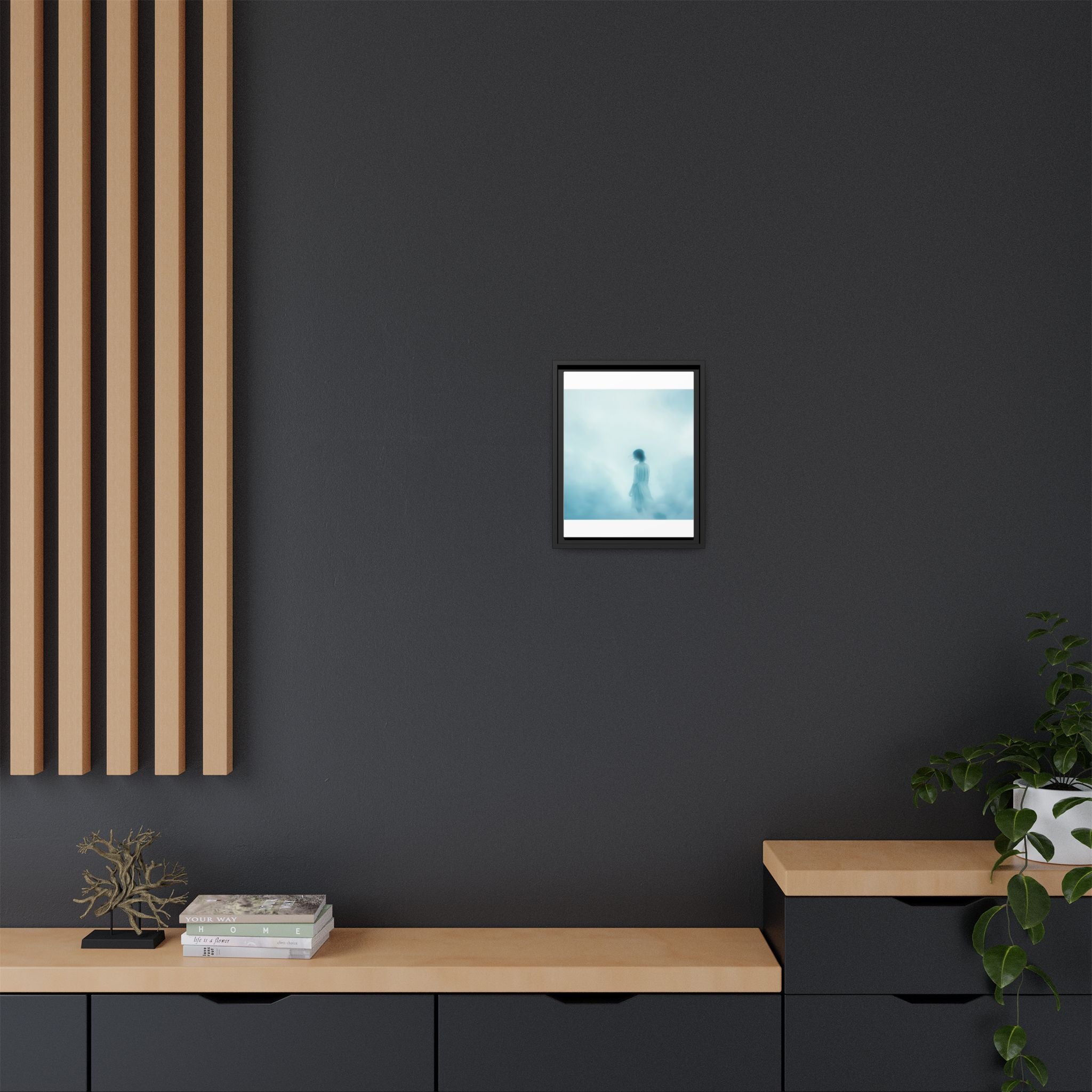 Serene Framed Canvas Art