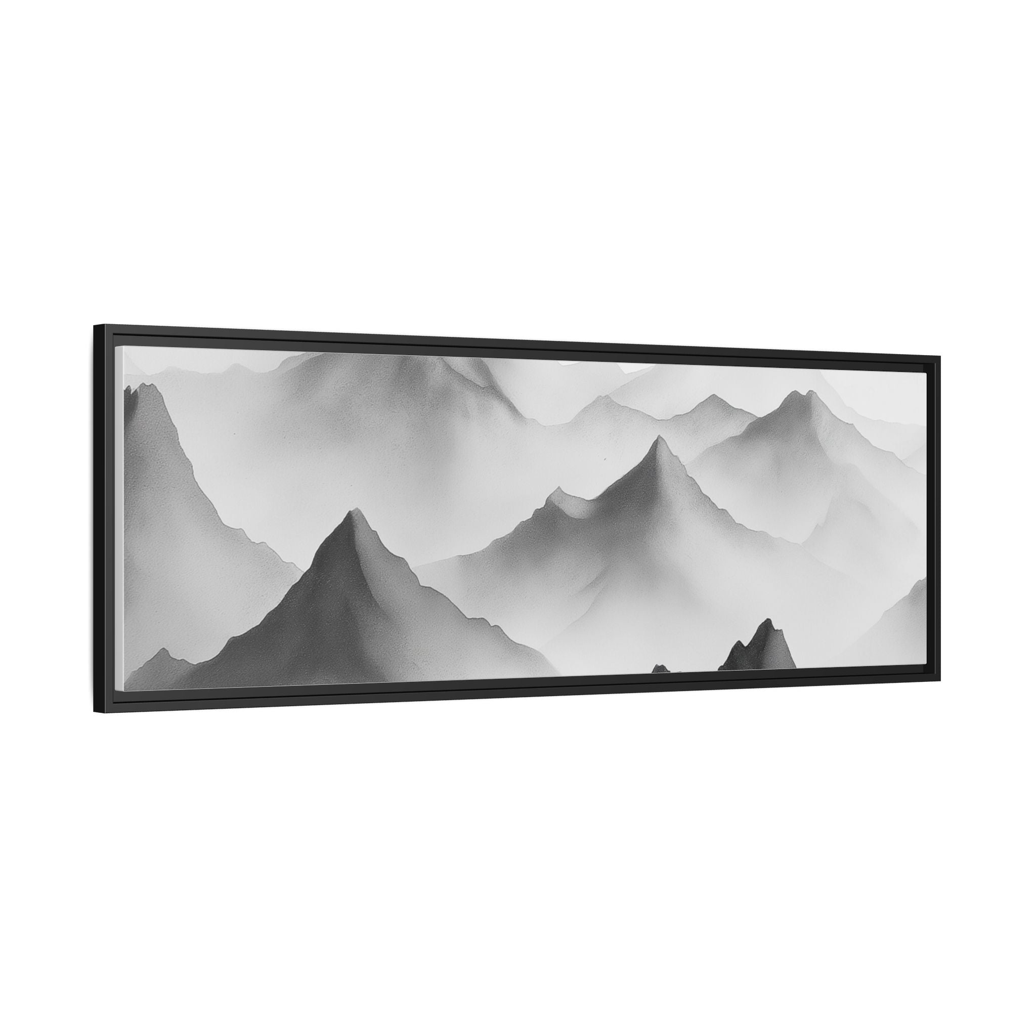 Framed Mountain Landscape Art Print