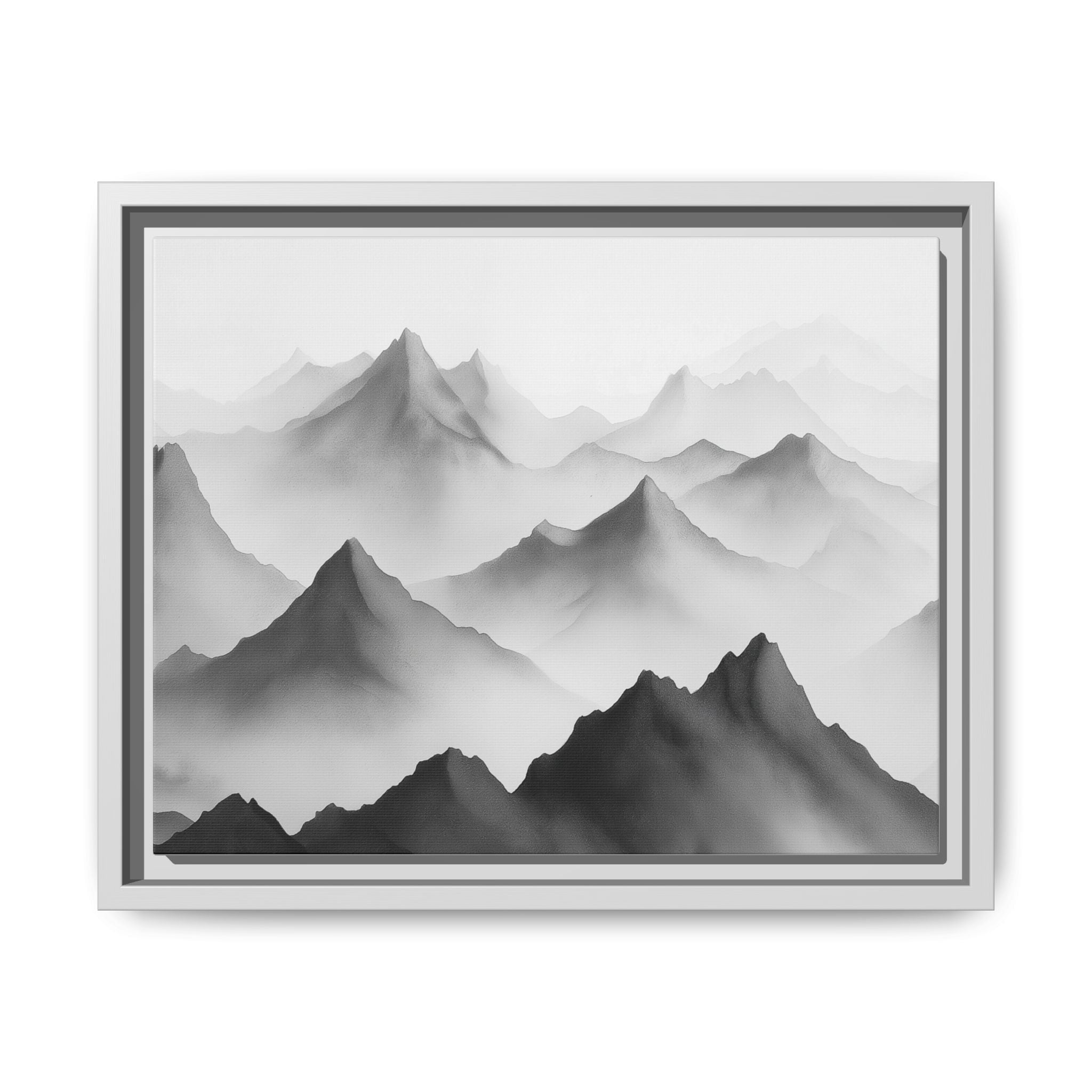 Framed Mountain Landscape Art Print