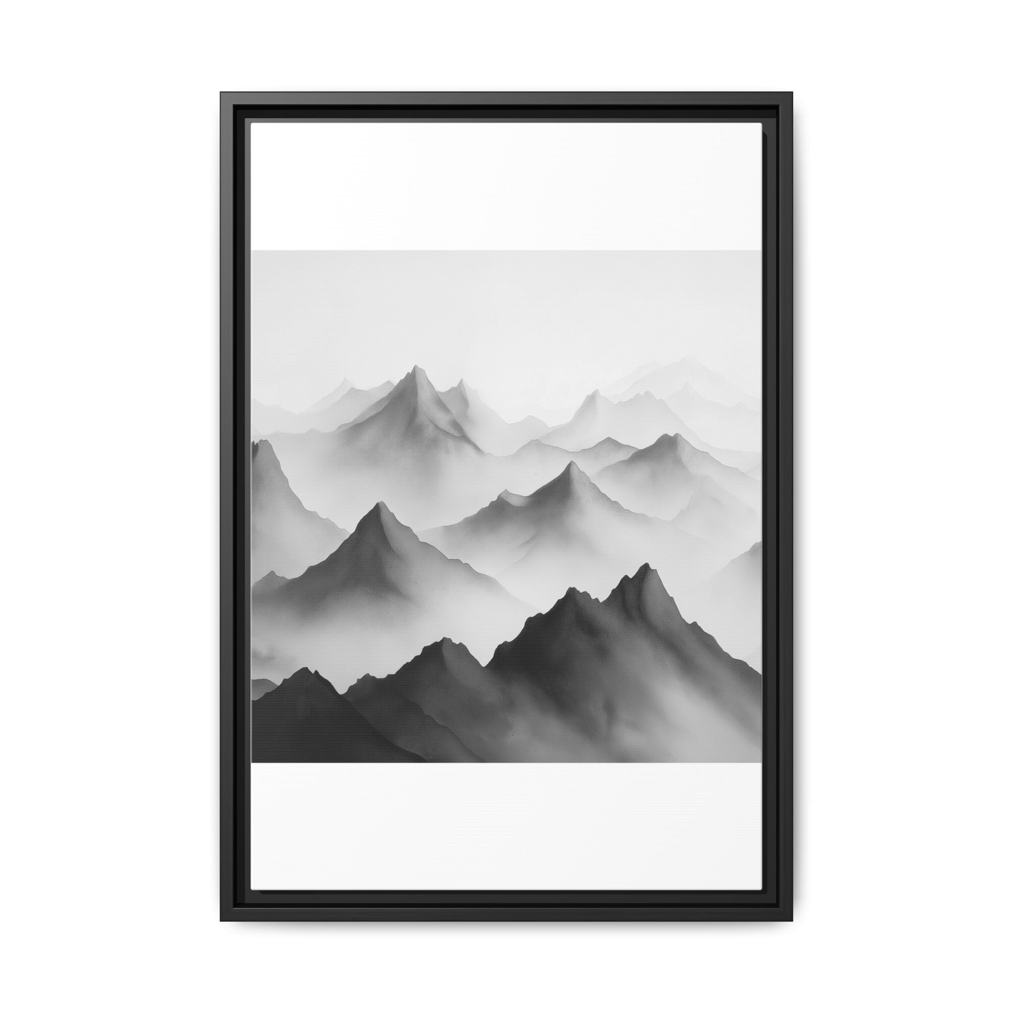 Framed Mountain Landscape Art Print