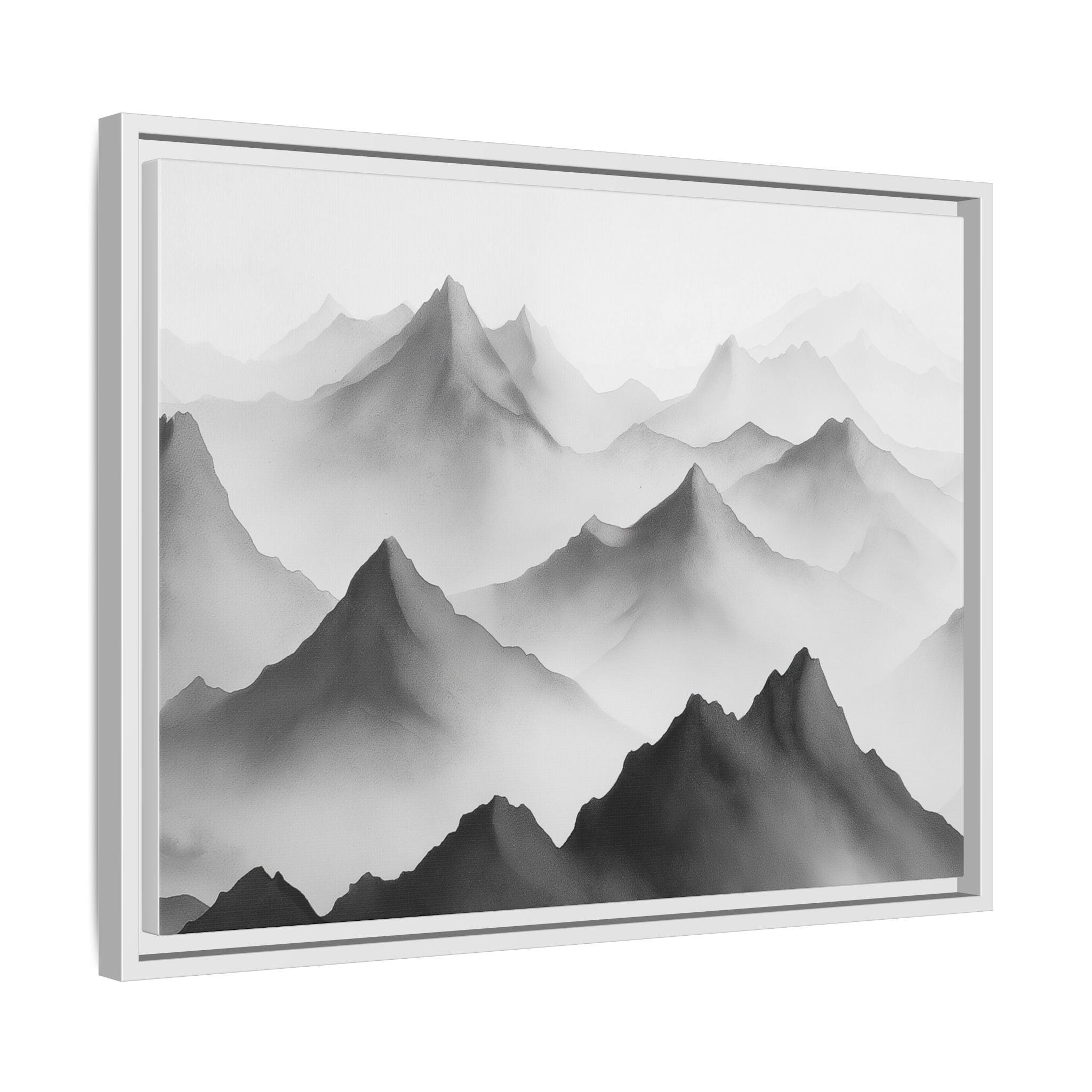 Framed Mountain Landscape Art Print