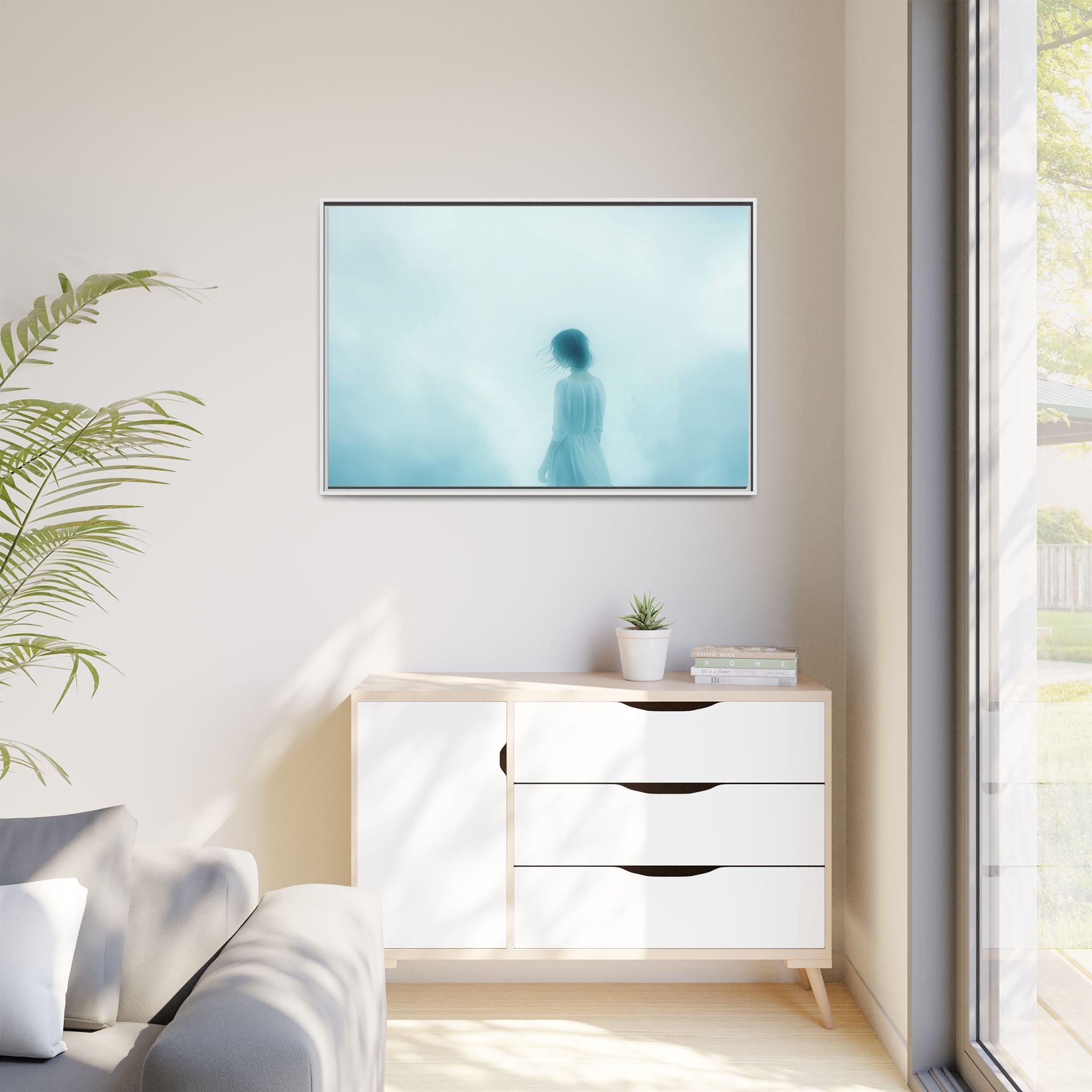 Serene Framed Canvas Art