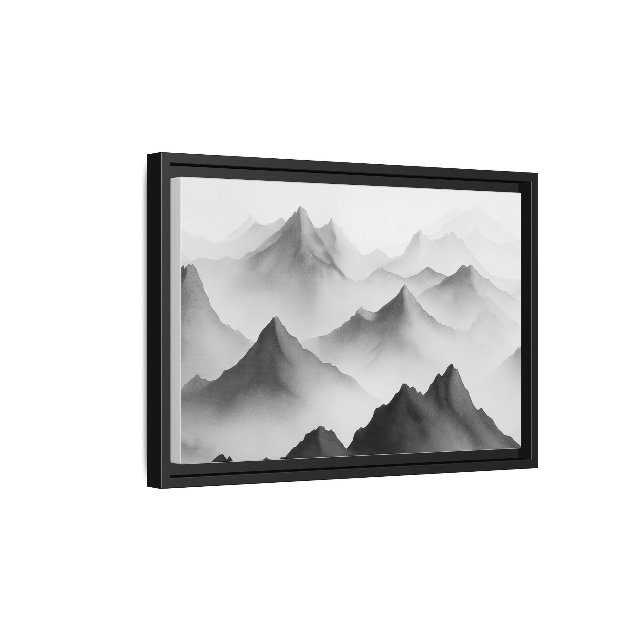 Framed Mountain Landscape Art Print
