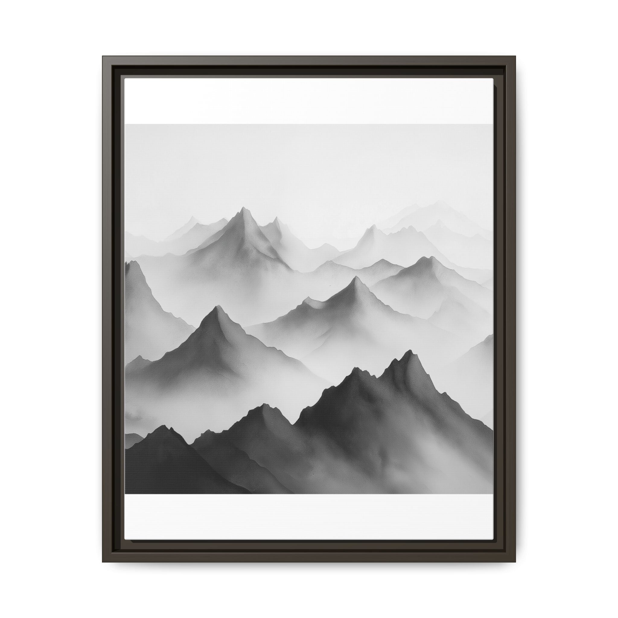 Framed Mountain Landscape Art Print