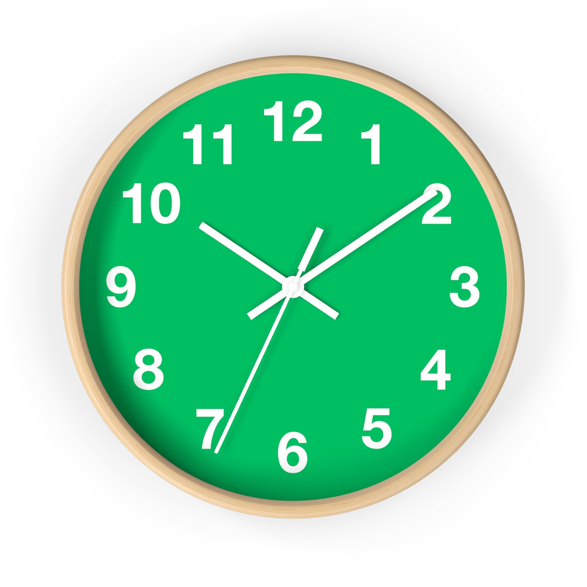 Fresh Leaf Green Wall Clock