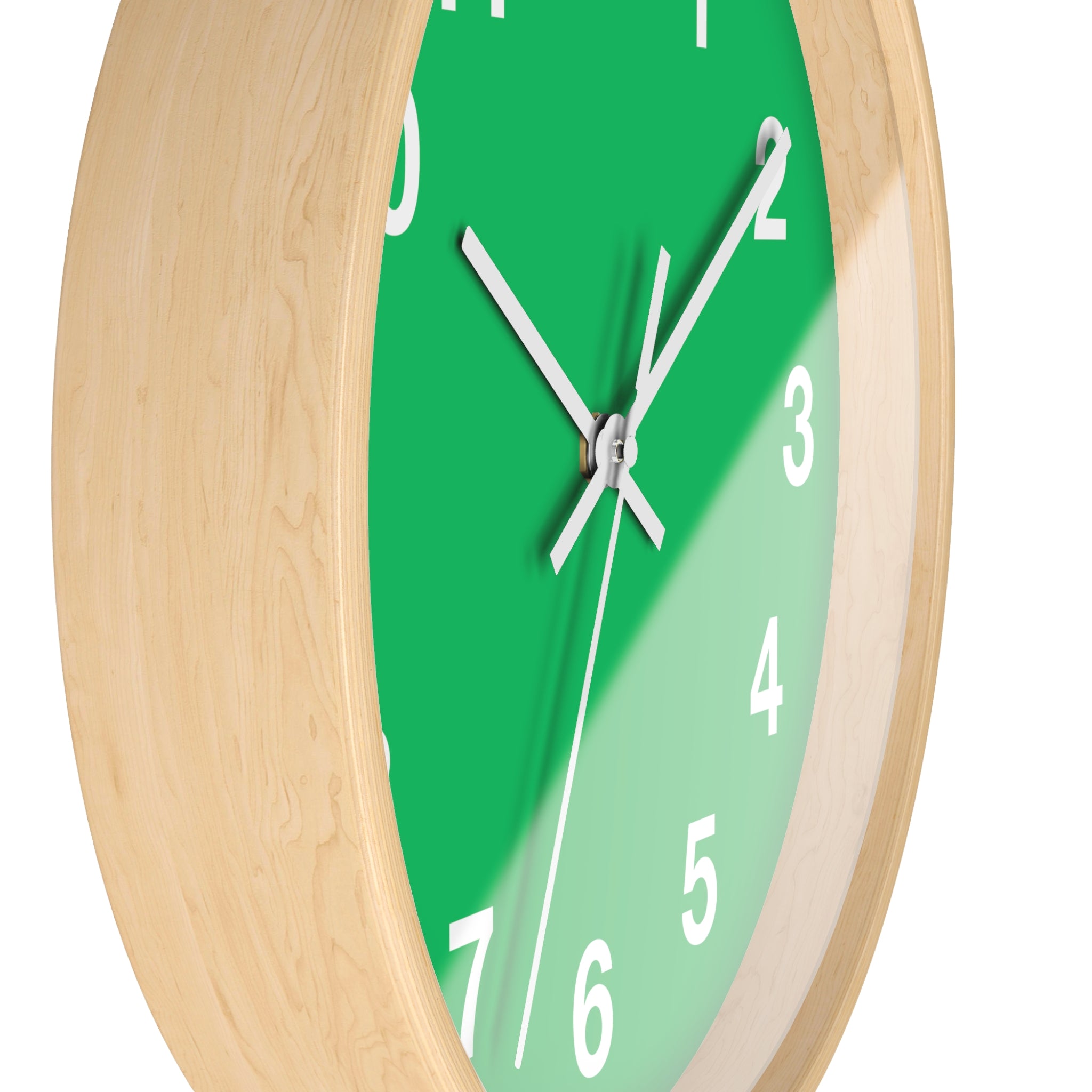 Fresh Leaf Green Wall Clock