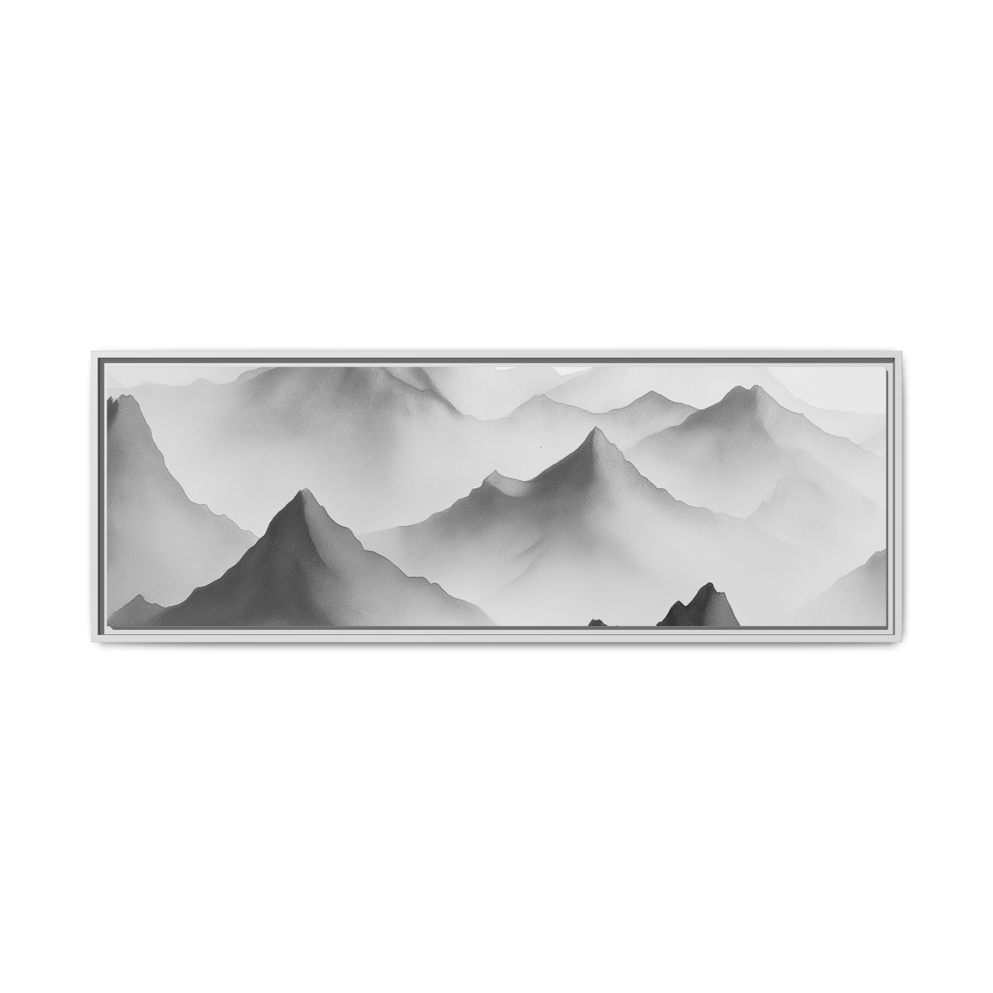 Framed Mountain Landscape Art Print
