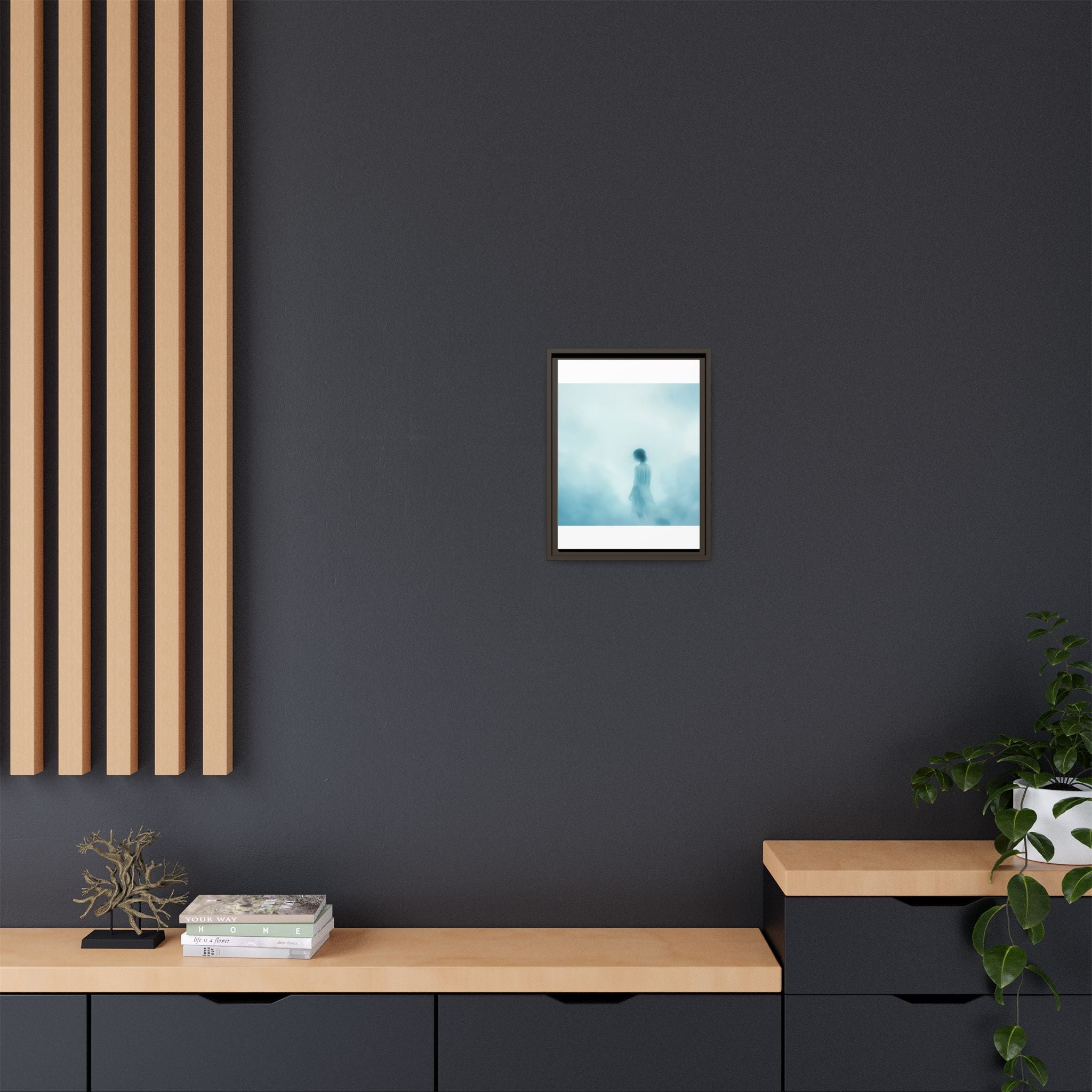 Serene Framed Canvas Art