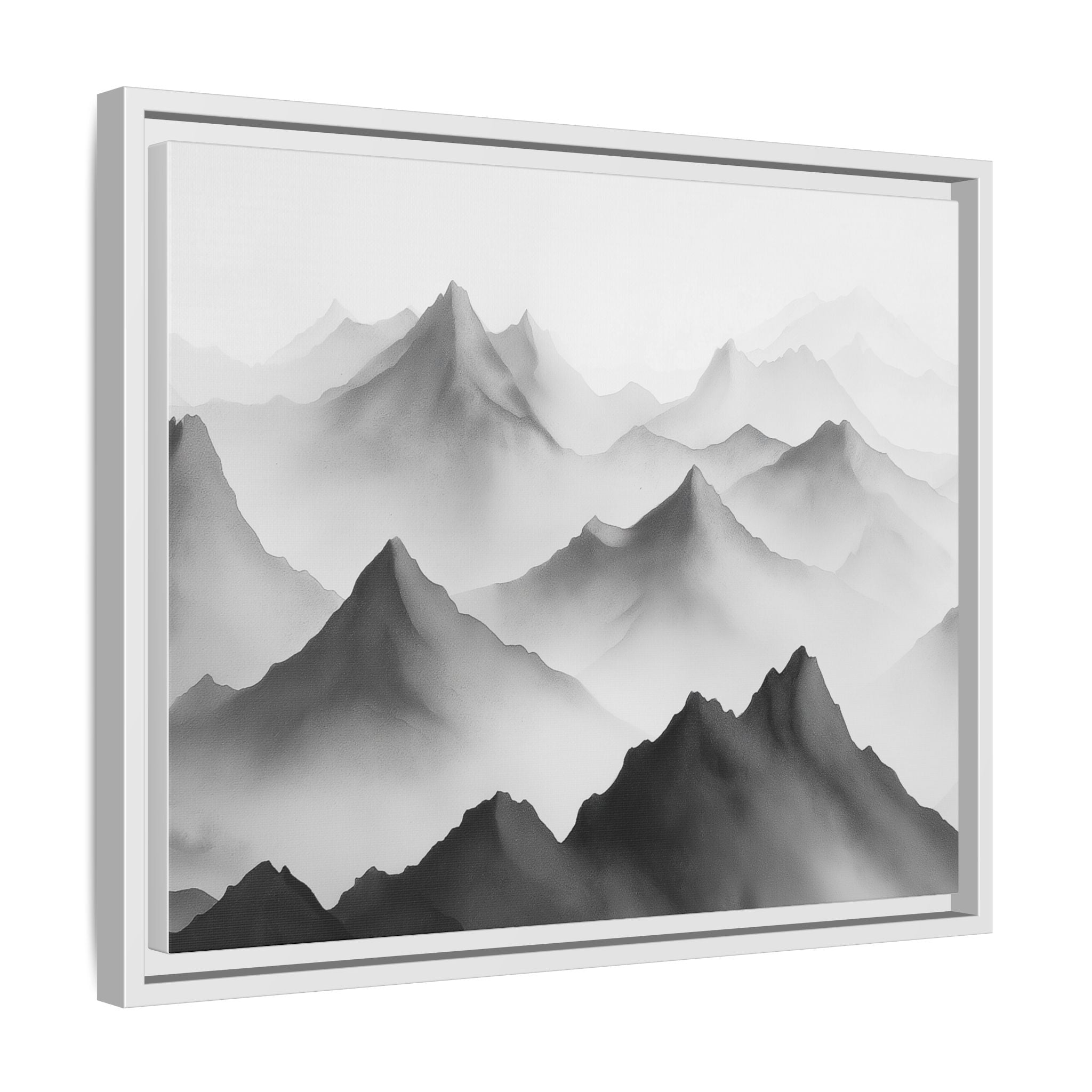 Framed Mountain Landscape Art Print