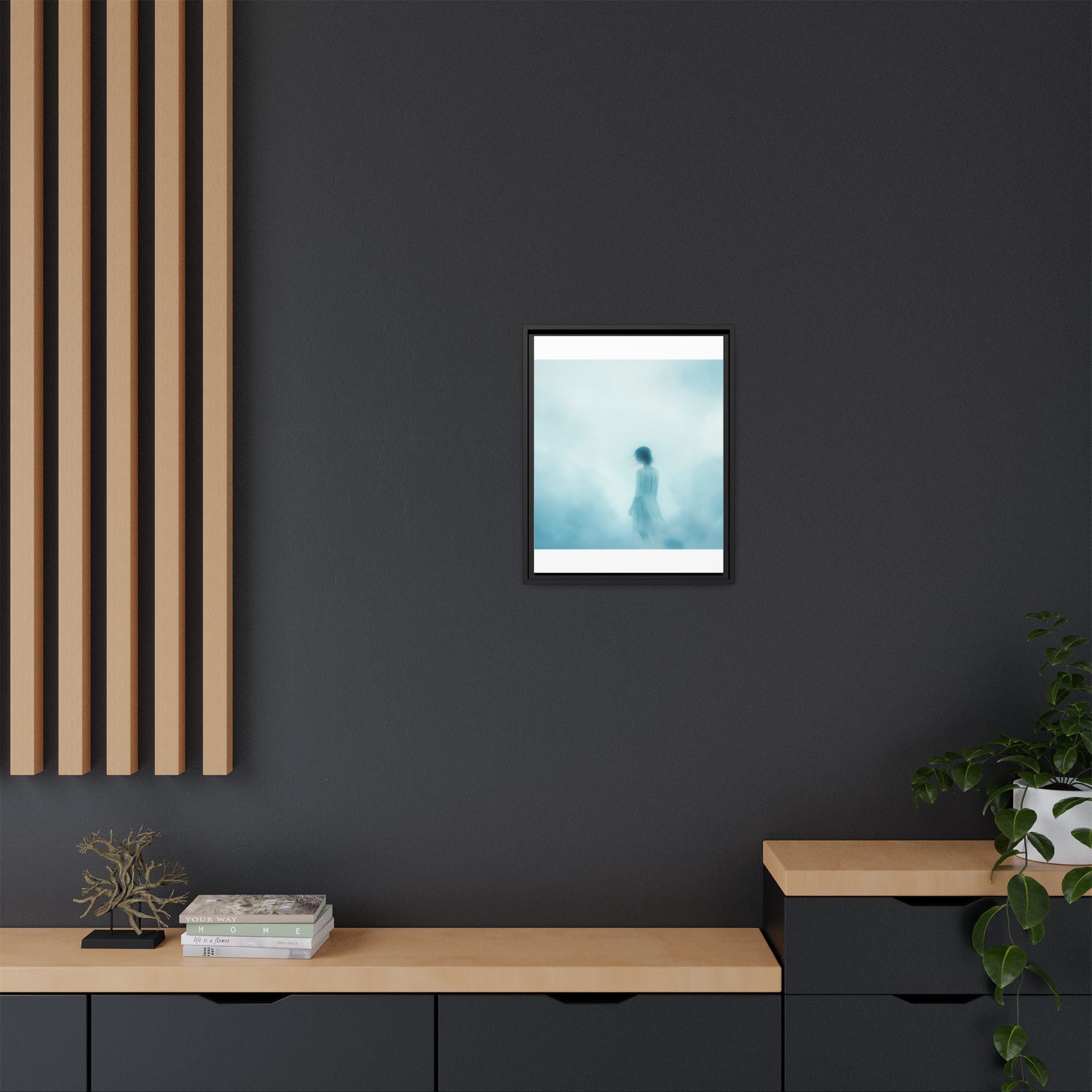 Serene Framed Canvas Art