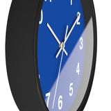 Blue Minimalist Wall Clock