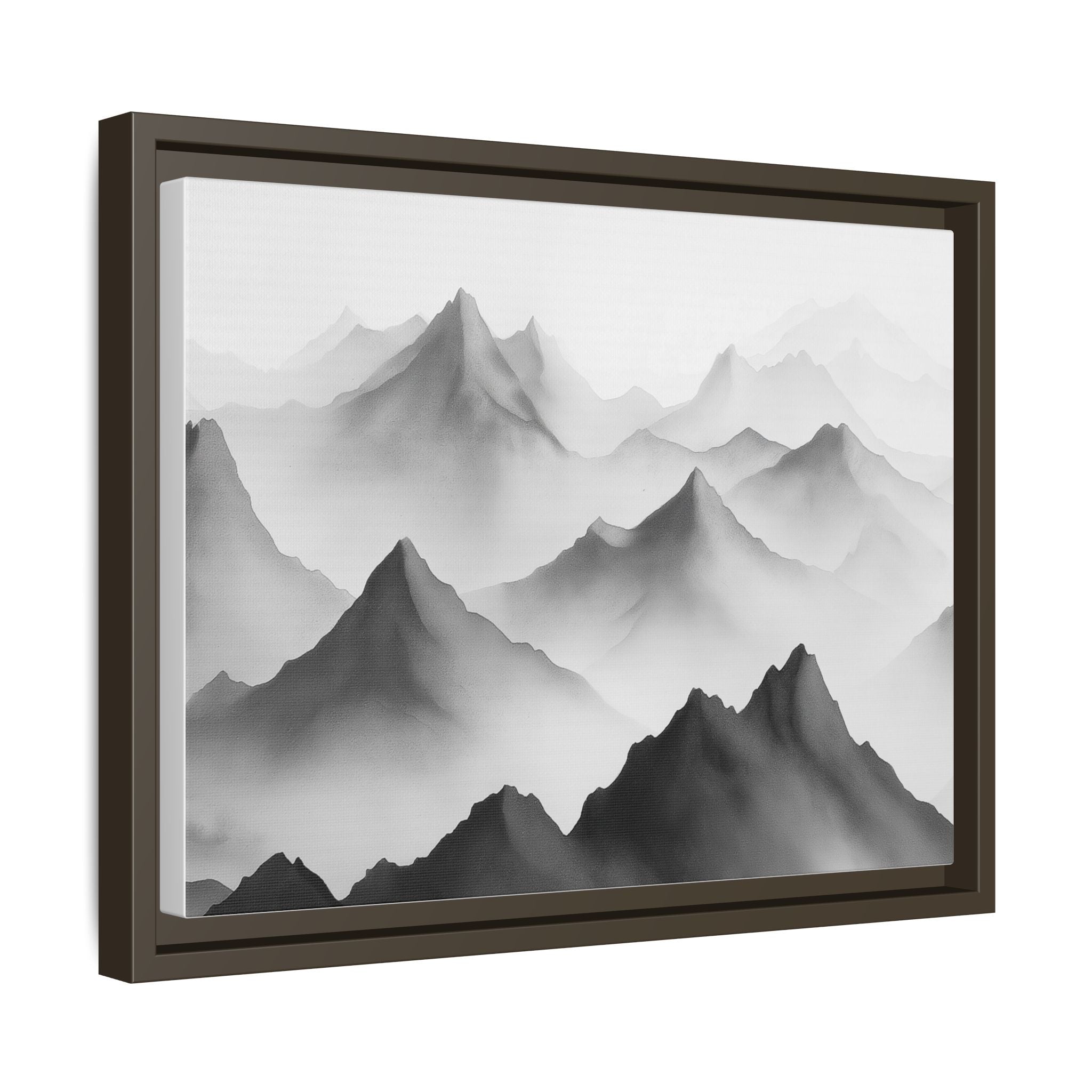 Framed Mountain Landscape Art Print