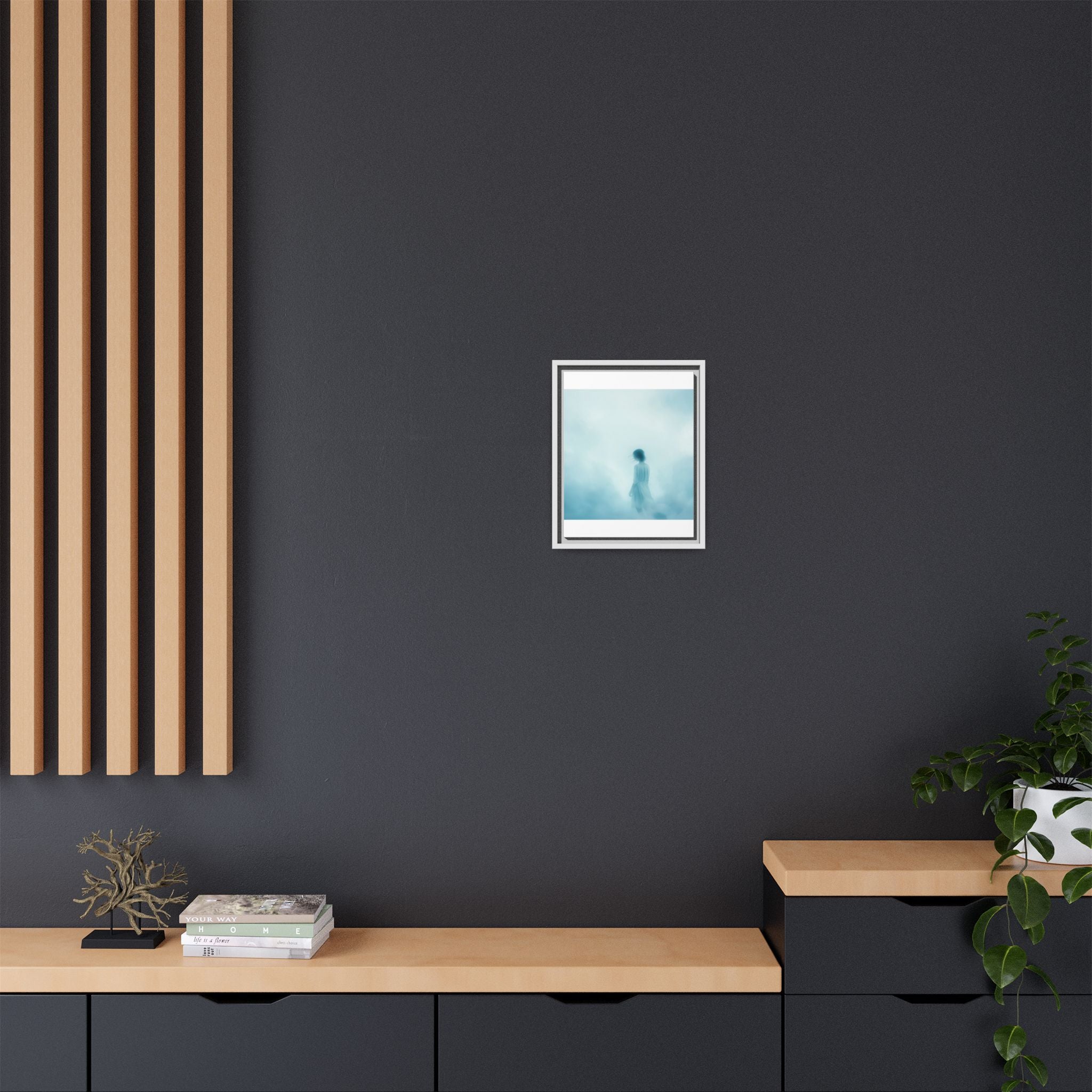 Serene Framed Canvas Art